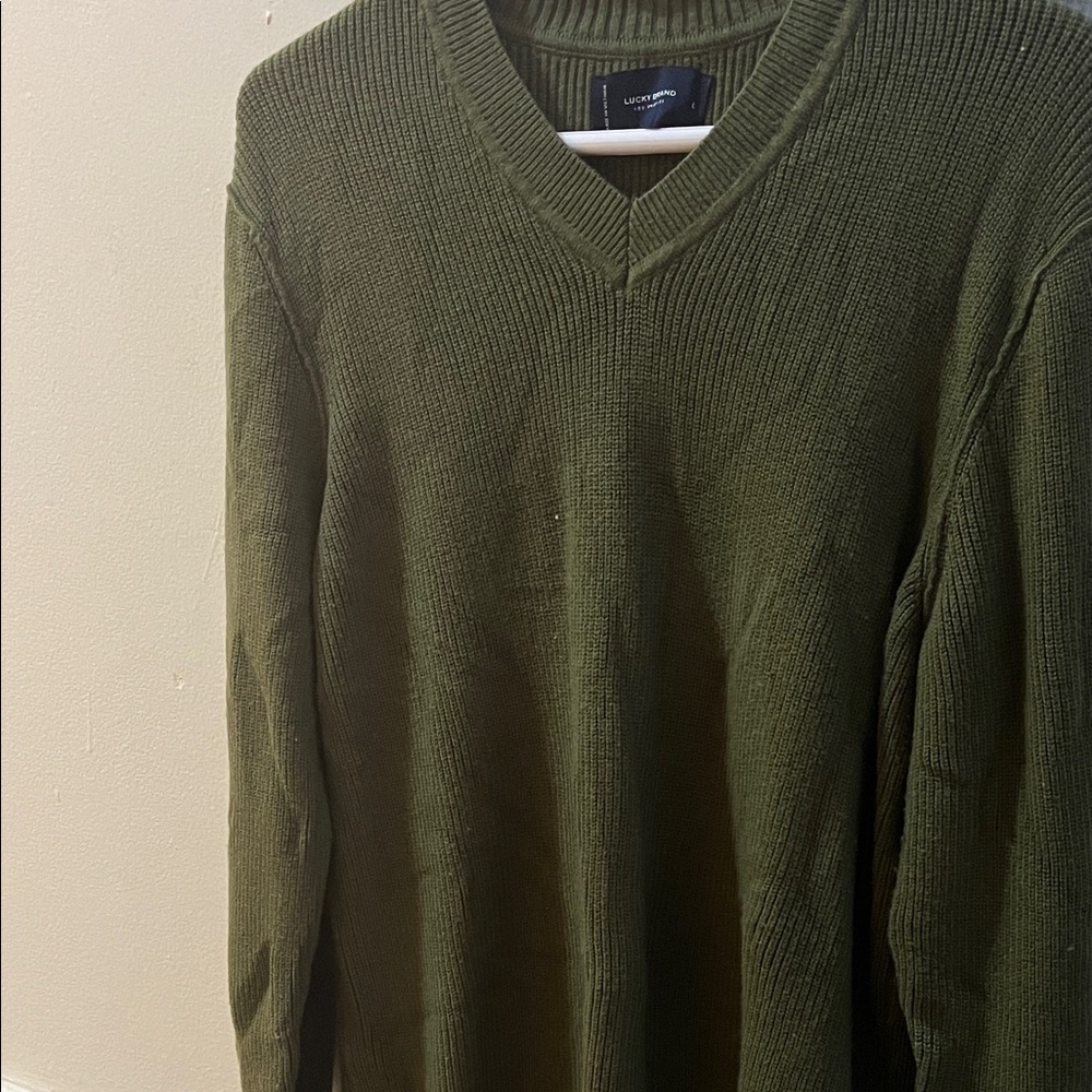 Lucky Brand Olive Bomber Jacket